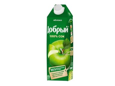 Сок Добрый яблоко призма 1 л +