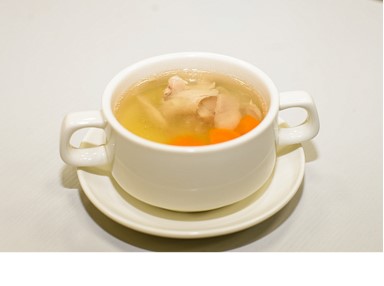 Суп куриный с макарошками +